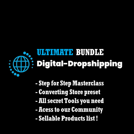 Digital Dropshipping Ultimate Bundle (save over 50%)